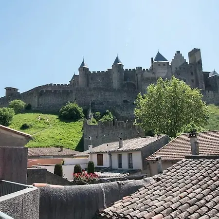 Le Saint Gimer - Vue Sur La Cite Medievale - Climatisation Apartman Carcassone