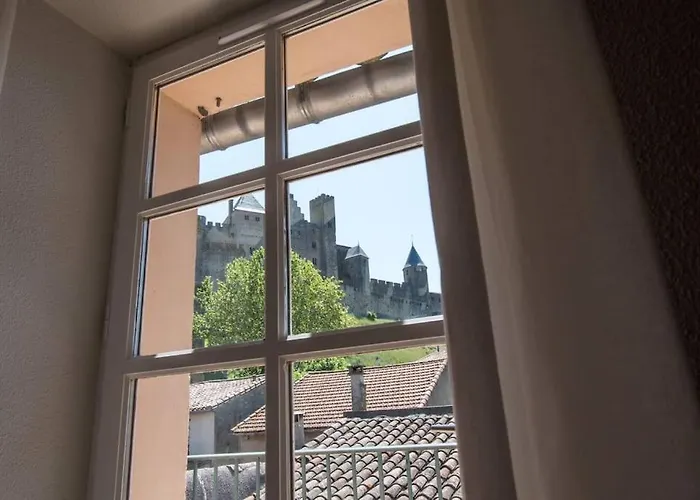 Le Saint Gimer - Vue Sur La Cite Medievale - Climatisation Apartment